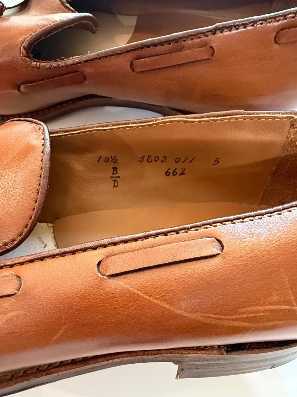 Alden Todd Snyder Tassel Loafers Chestnut Brown Sz 10.5. Bag7 See Pic